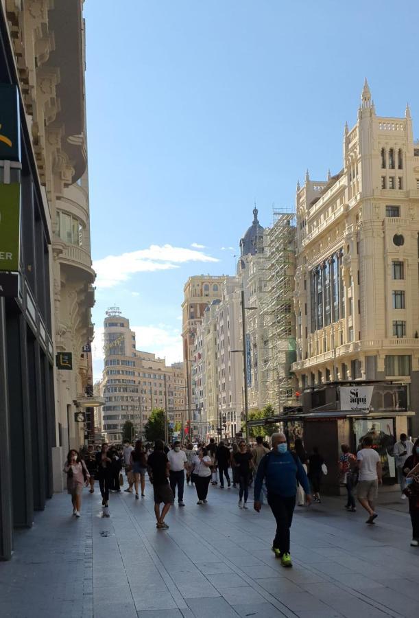 Gran Via. Salud. Puerta Del Sol. Callao. Madrid Eksteriør bilde